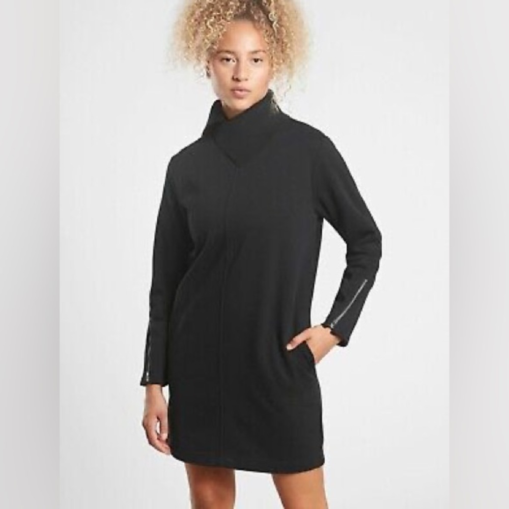 Athleta Cozy Karma Vela Sweatshirt Dress
